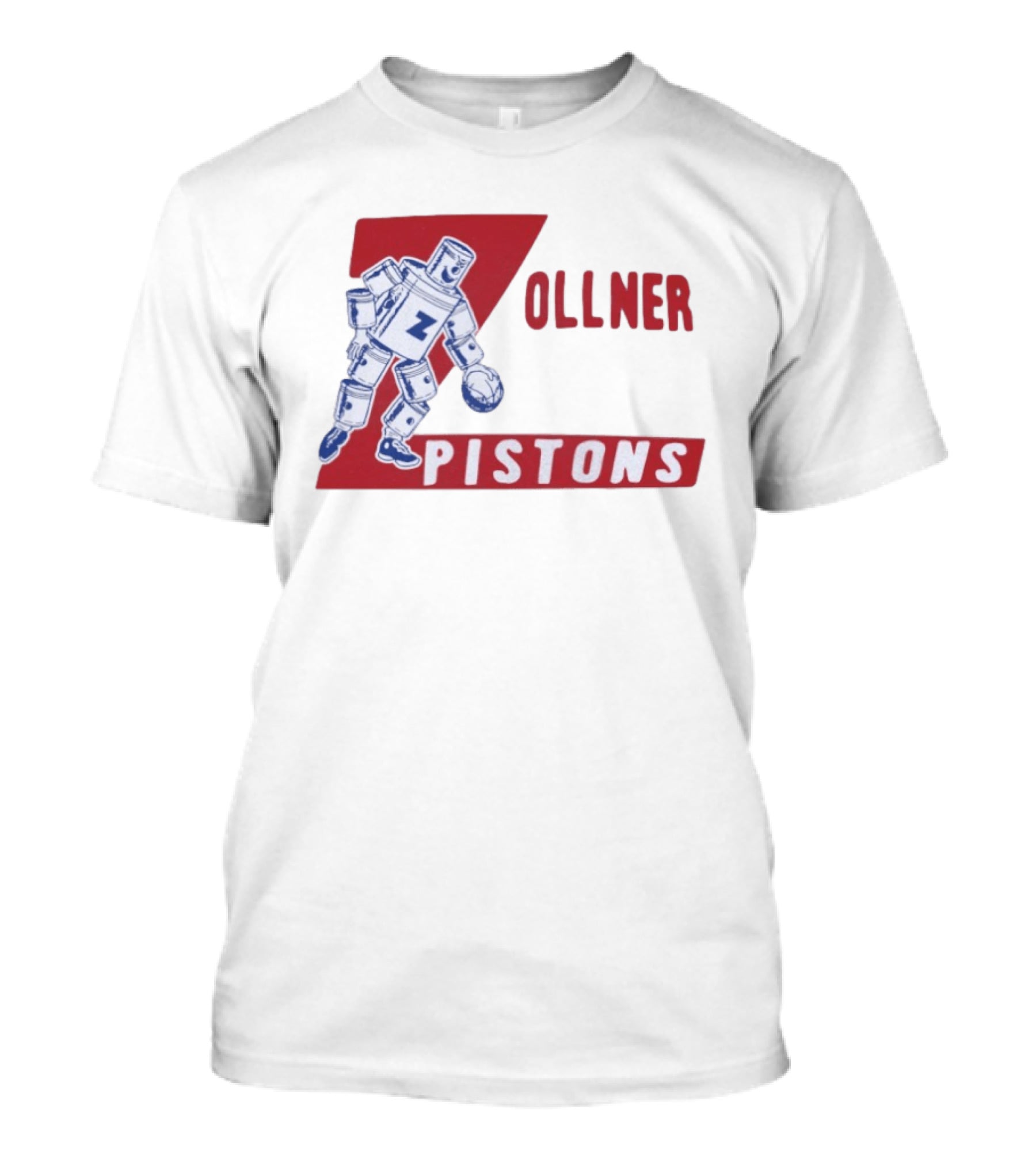 Fort Wayne Zollner Pistons Vintage Robot Basketball Team Nostalgia T-Shirt