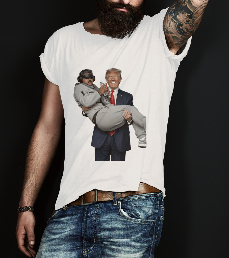 Trump Carry Maduro Satire Funny Political Humor T-Shirt
