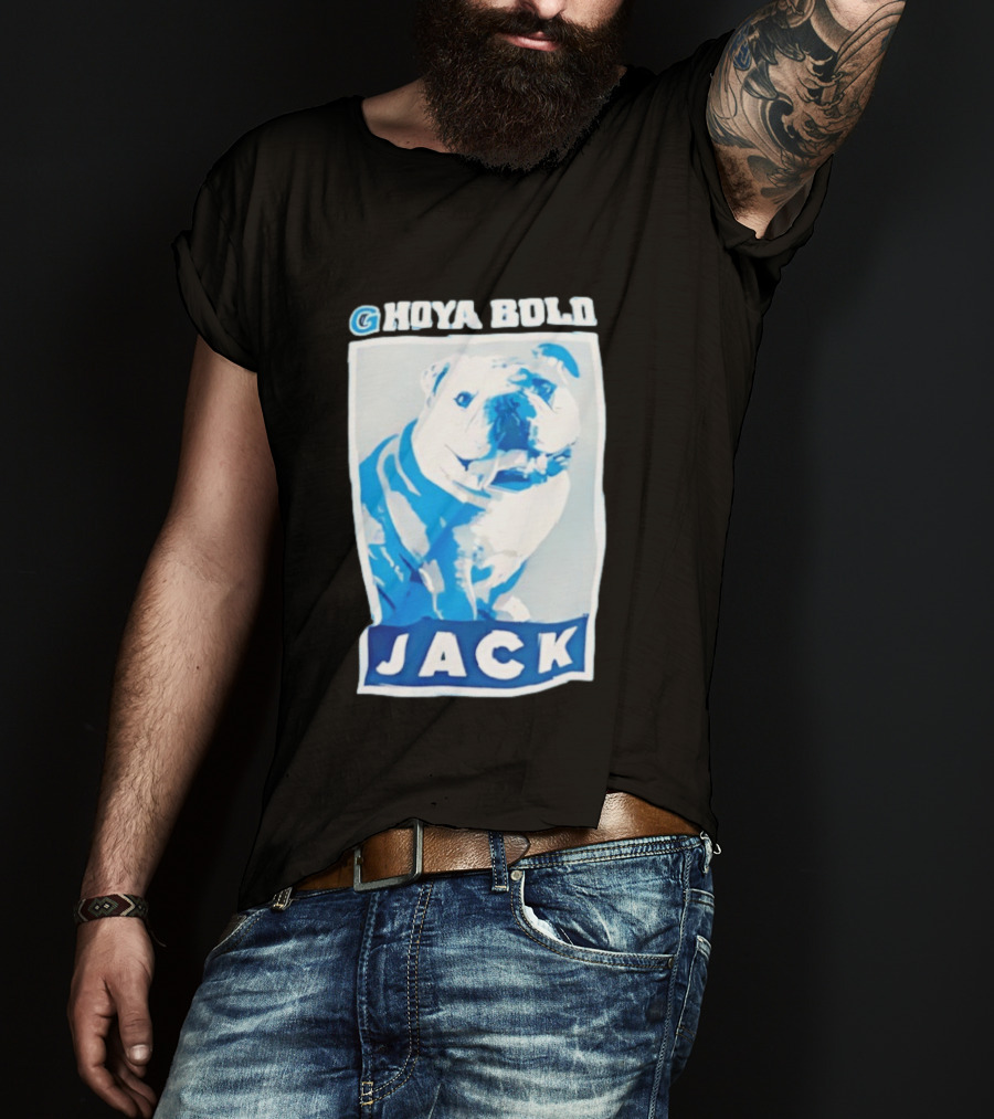 Georgetown Hoyas Hoya Bold Jack Bulldog Basketball T-Shirt