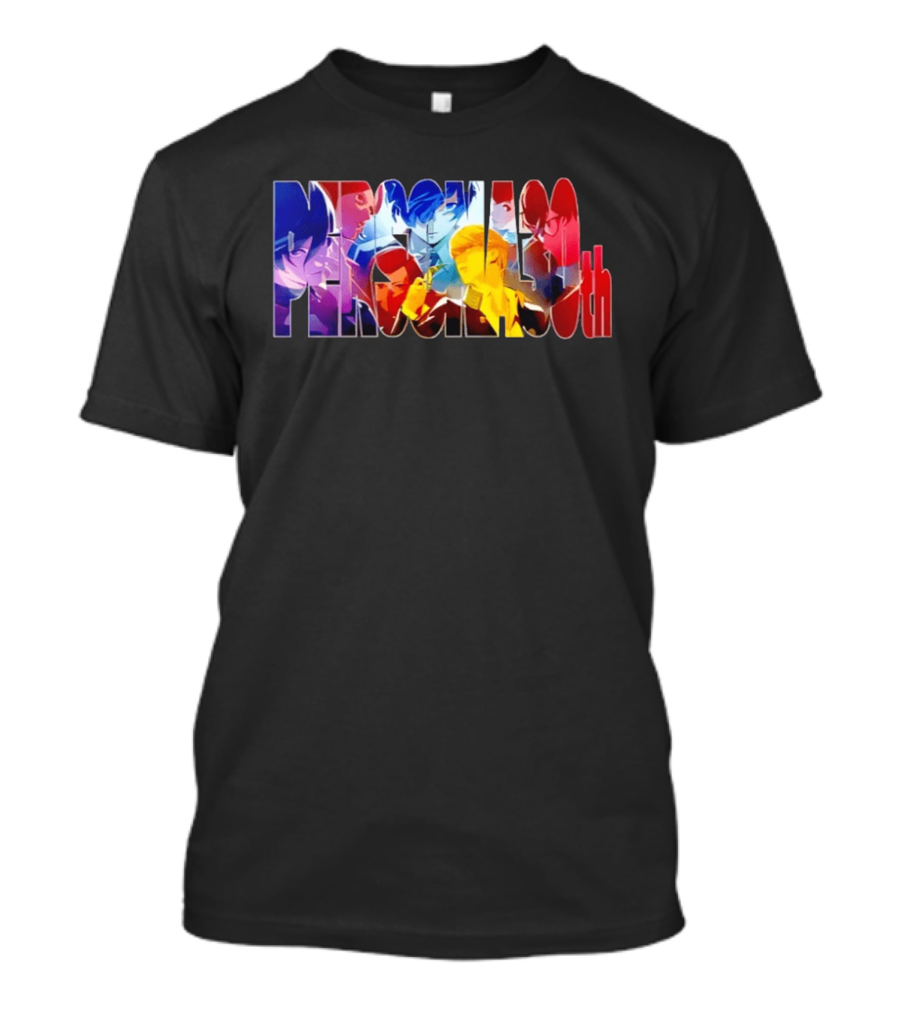 Persona 30th Anniversary Event Characters Collage T-Shirt