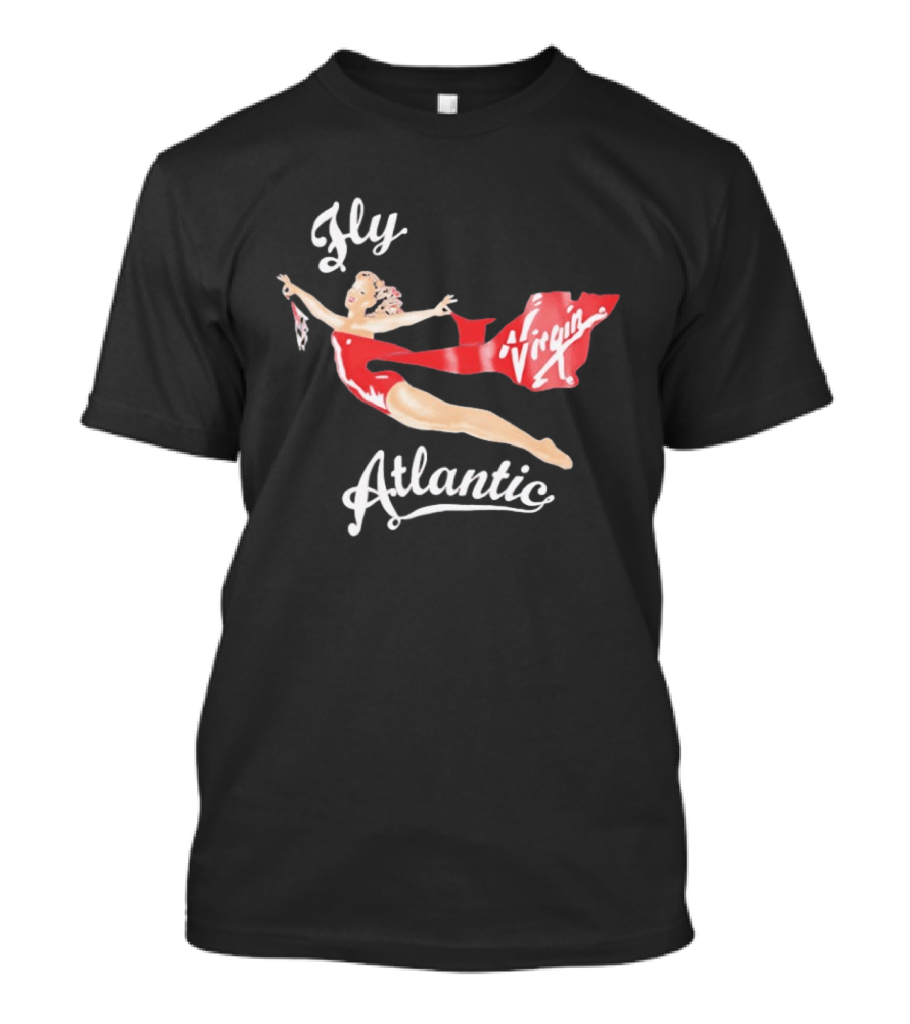 Fly Virgin Atlantic Pin Up T-Shirt