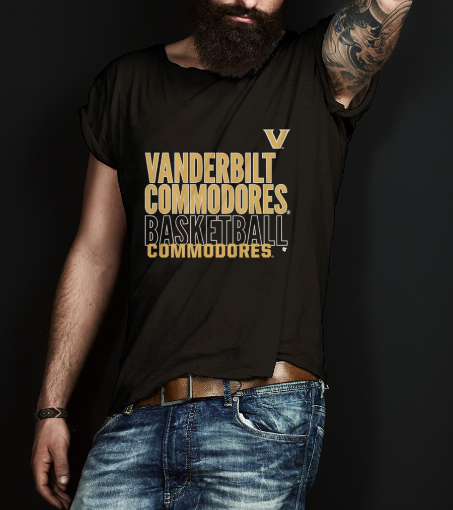 Vanderbilt Commodores Basketball Commodores V T-Shirt