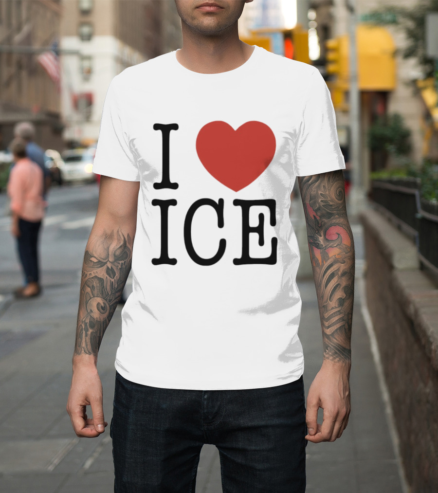 I Love Red Heart ICE T-Shirt