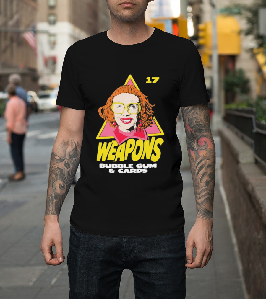 Aunt Gladys Weapons 17 Bubble Gum & Cards T-Shirt