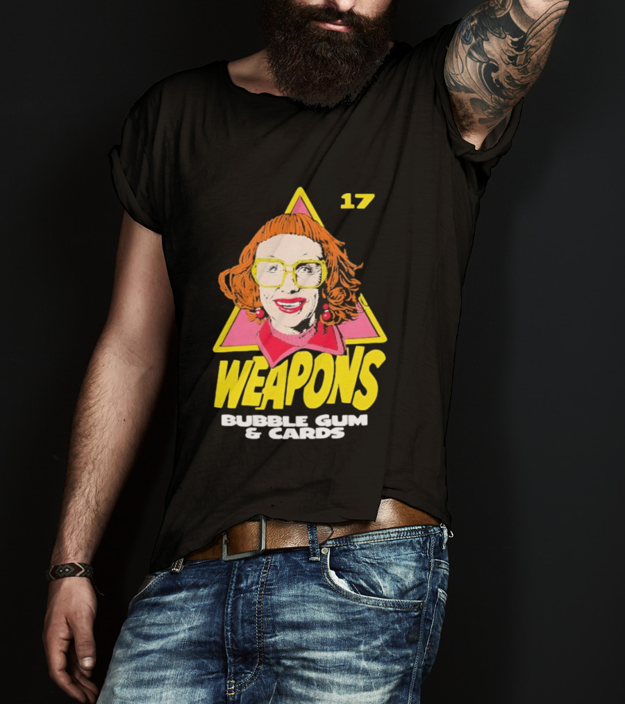 Aunt Gladys Weapons 17 Bubble Gum & Cards T-Shirt