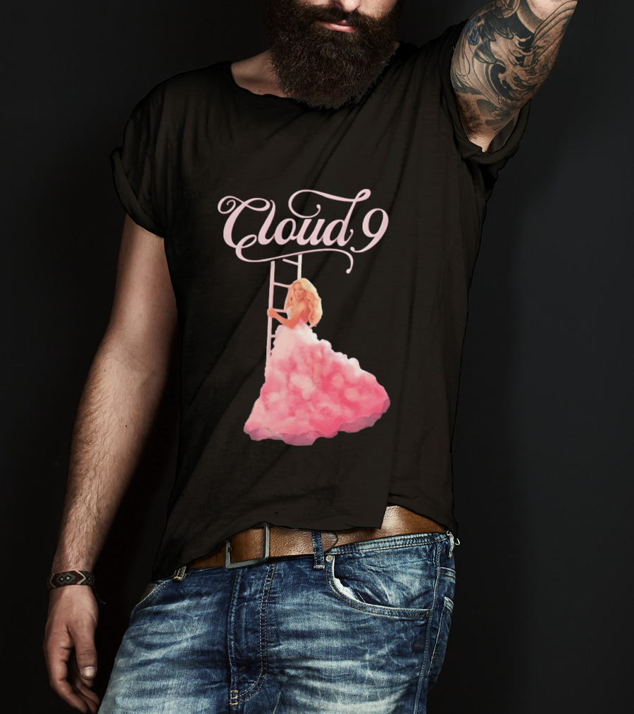 Megan Moroney Cloud 9 Tour Vintage Ladder Pink Dress T-Shirt