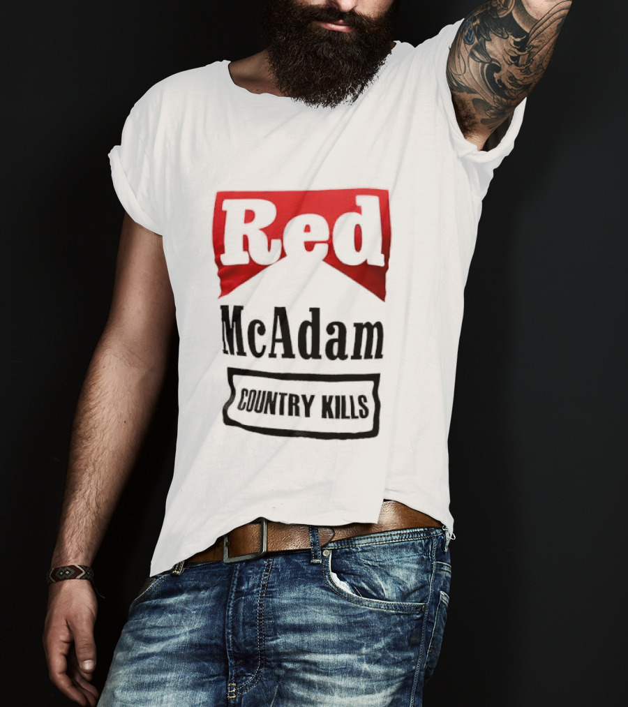 Red McAdam Country Kills Bold T-Shirt