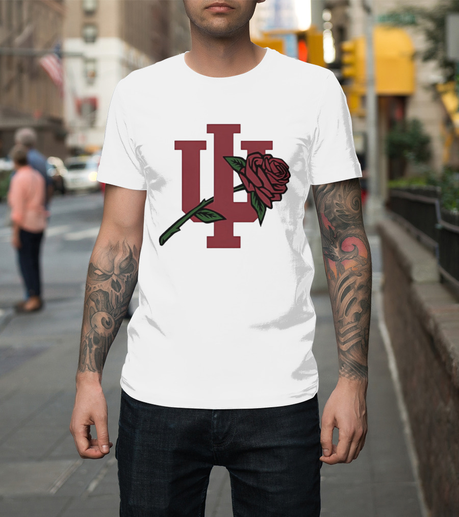 Indiana Hoosiers IU Rose T-Shirt