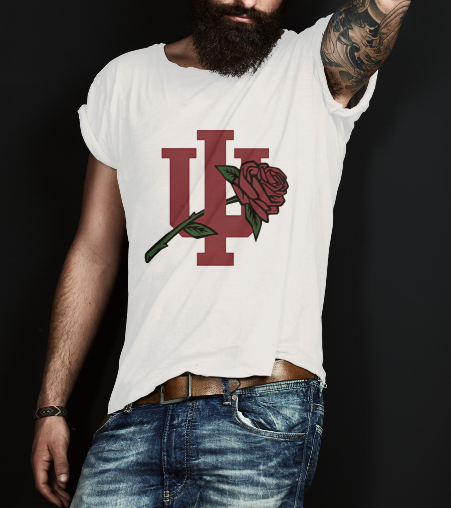 Indiana Hoosiers IU Rose T-Shirt