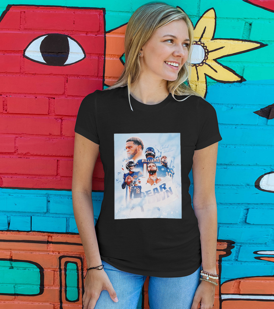 Caleb Williams Bear Down Chicago Quarterback Leadership T-Shirt