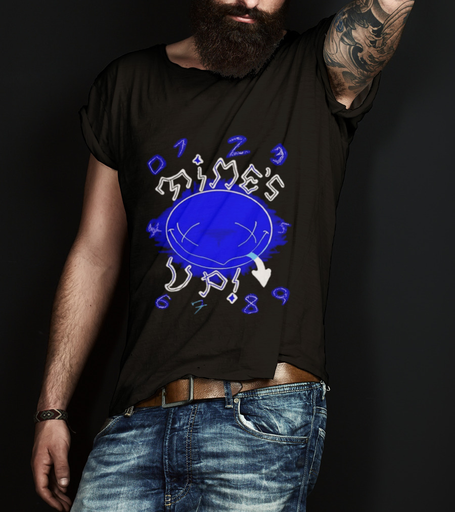 Times Up Design Kookoo Grace Numbers Blue T-Shirt