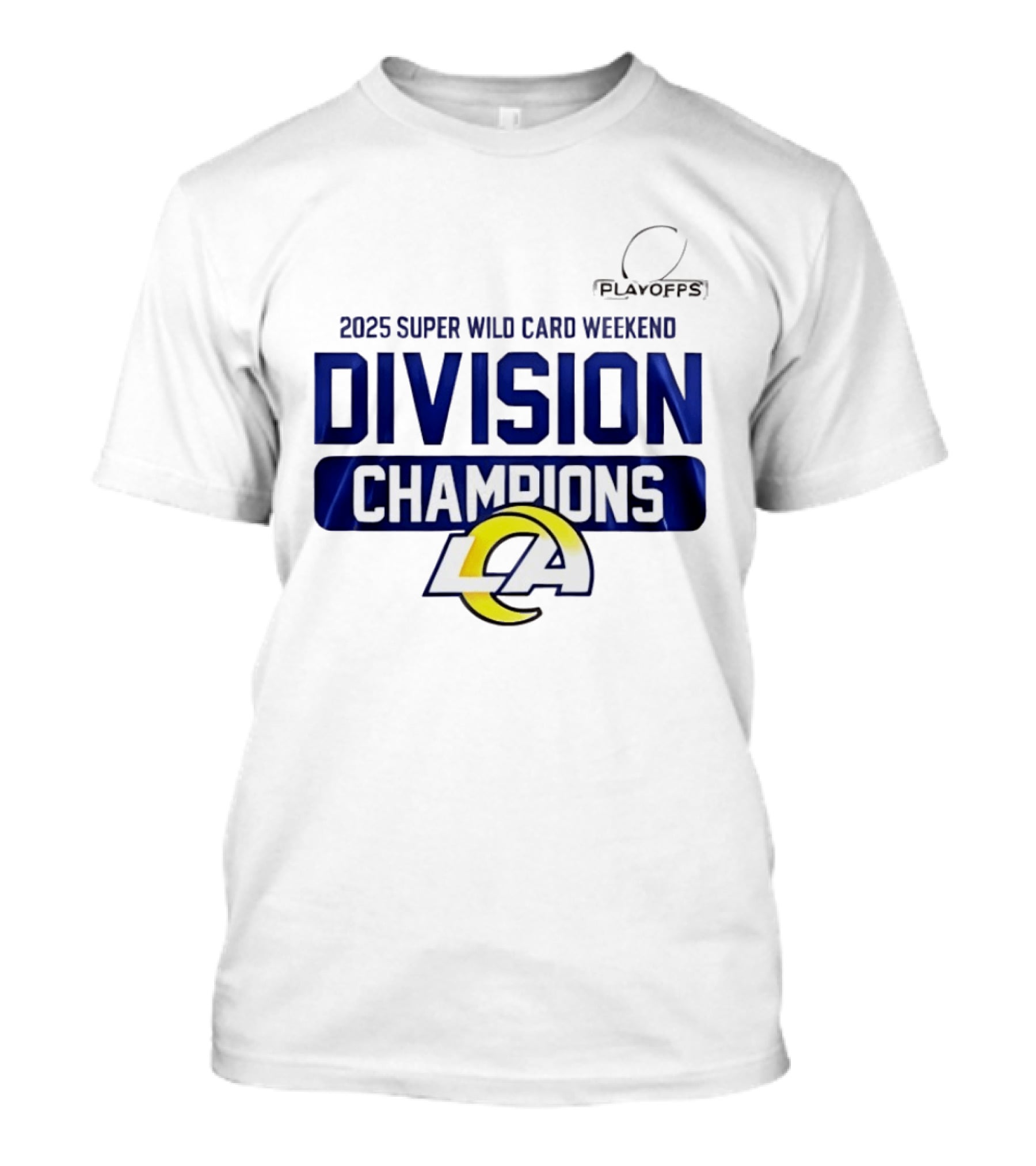 2025 Super Wild Card Weekend Los Angeles Division Champions T-Shirt