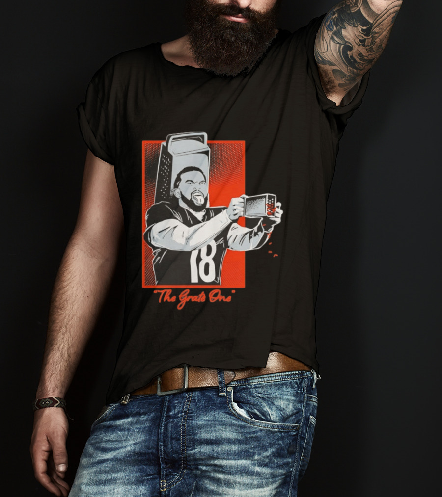 Caleb Williams The Grate One Sports Tribute With Cheese Grater T-Shirt