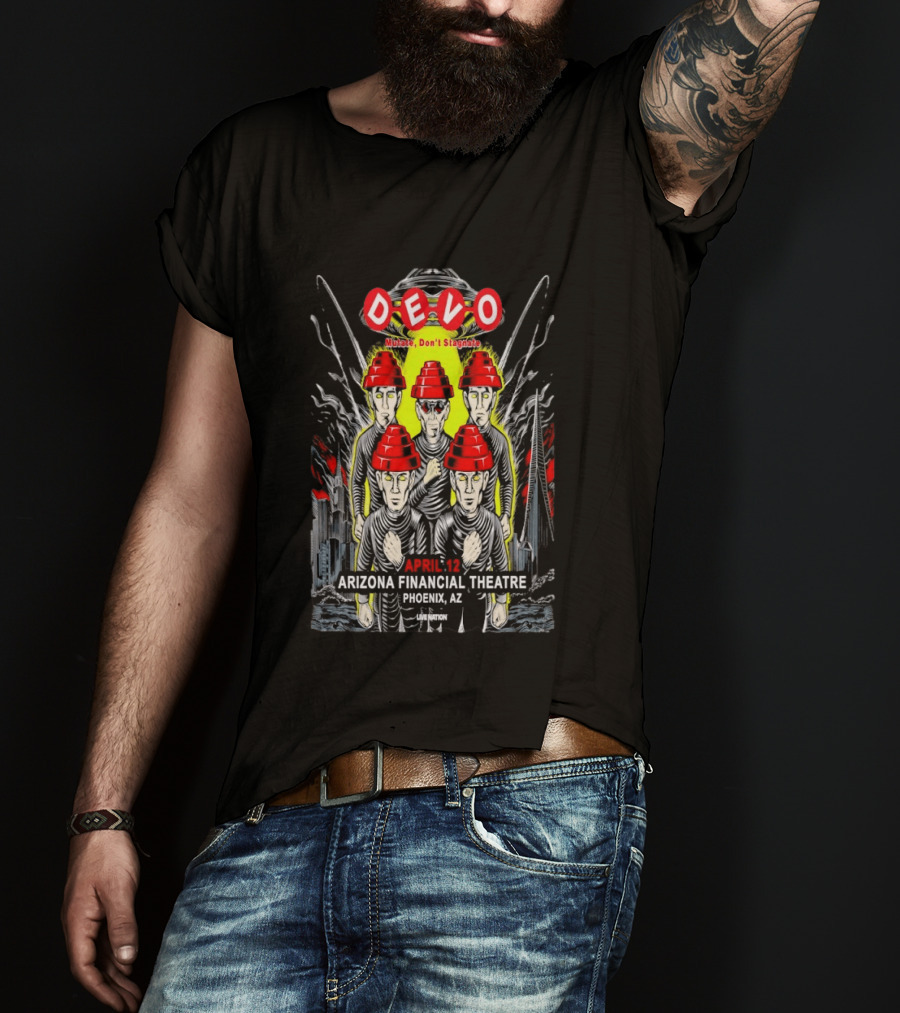 Devo Arizona Financial Theatre Phoenix April 12 Event 2026 T-Shirt