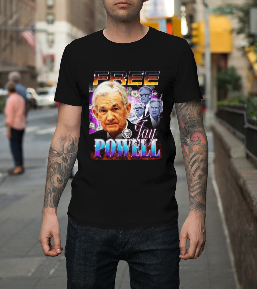 Free Jay Powell Jerome Powell Money T-Shirt