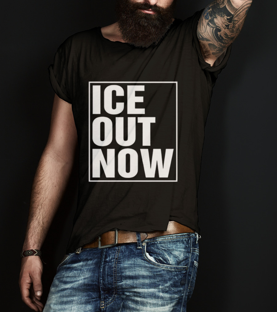 Ice Out Now Abolish Ice Activism T-Shirt