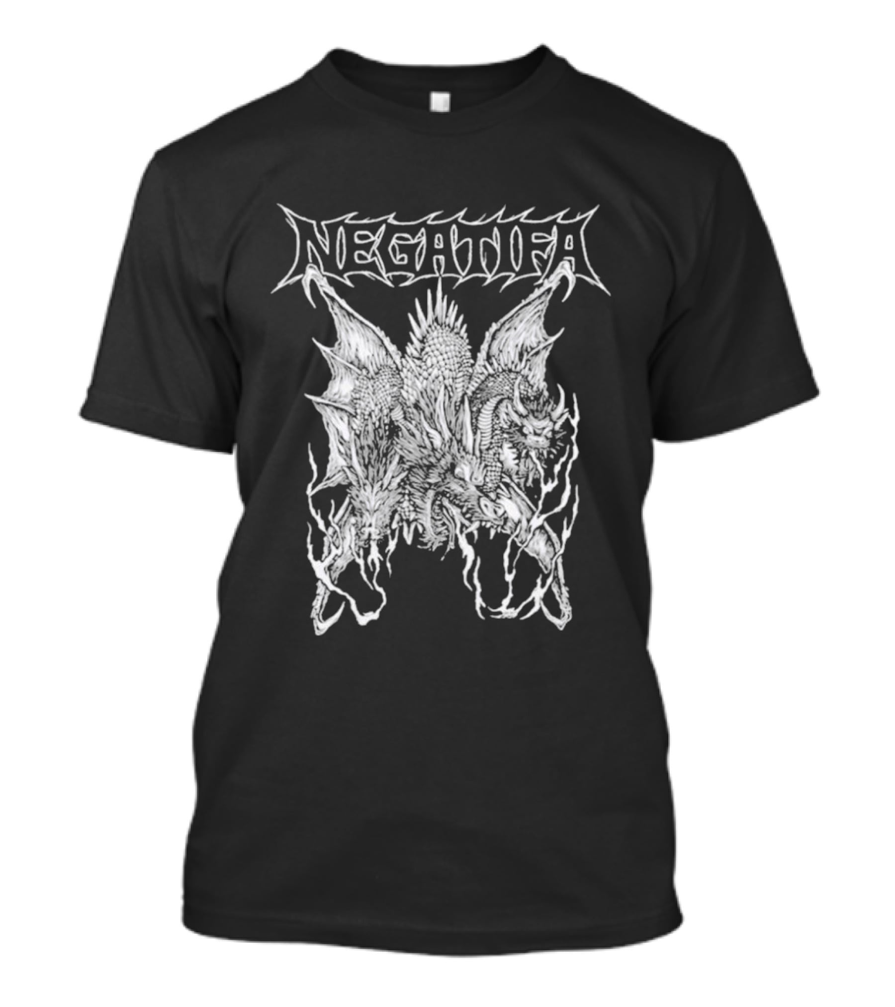 Negatifa Japan Tour 2026 Black Metal Concert T-Shirt