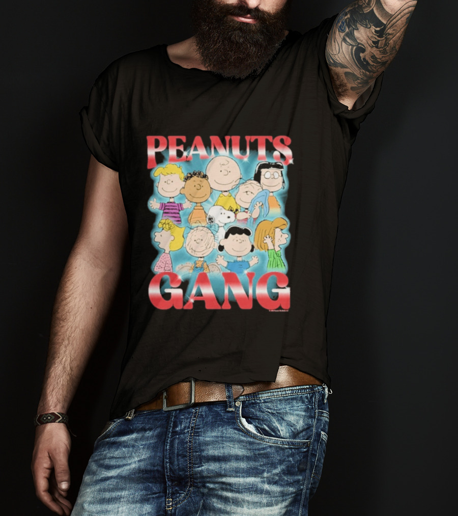 Peanuts Gang Charlie Brown Snoopy Friends T-Shirt