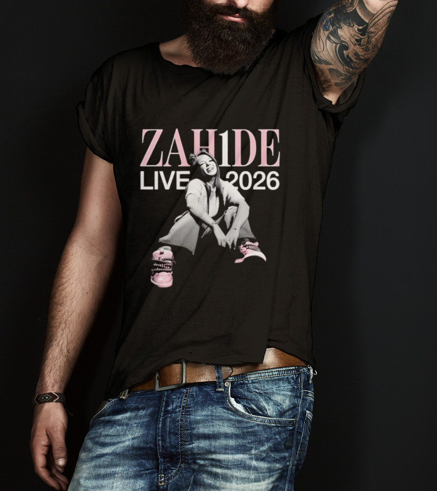 ZAH1DE Zahide Live 2026 Pink Sneakers T-Shirt