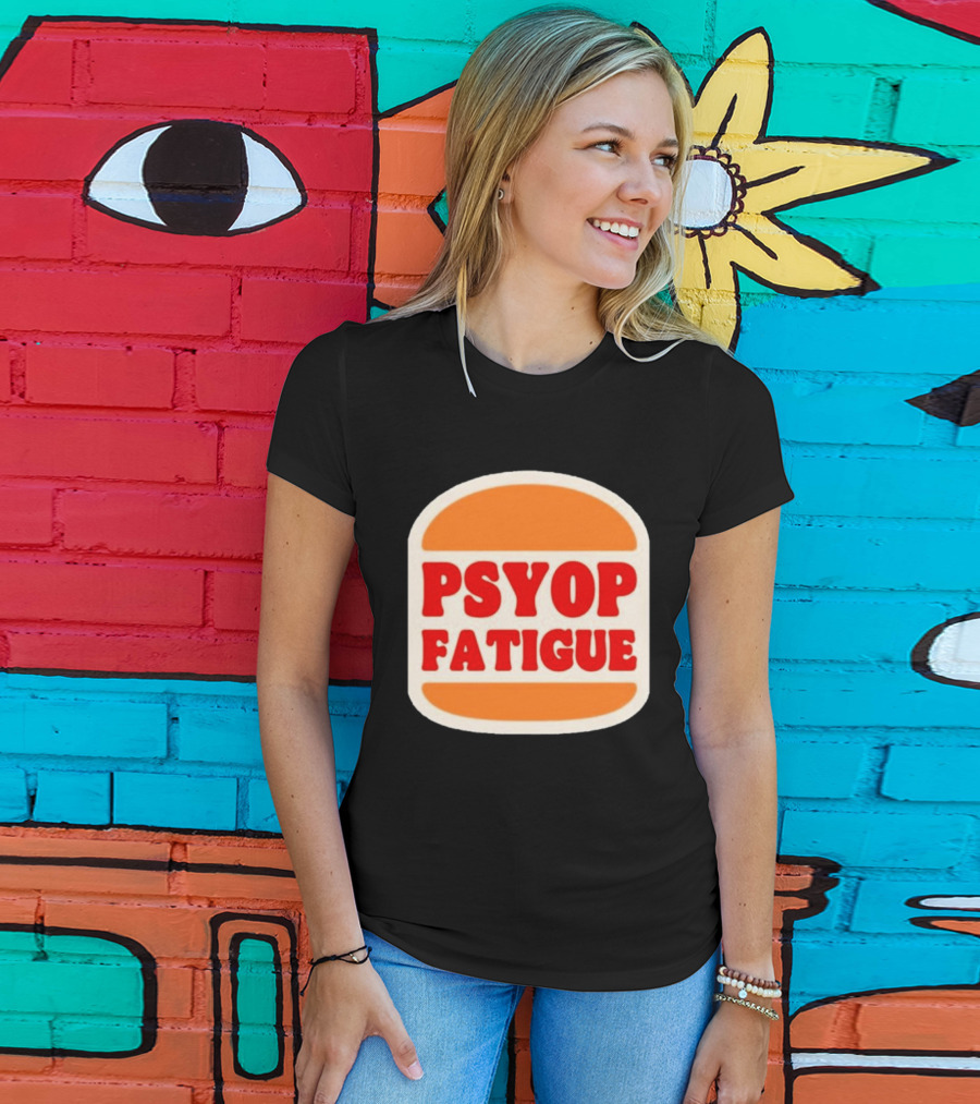 Psyop Fatigue Burger Parody Spirituallock T-Shirt