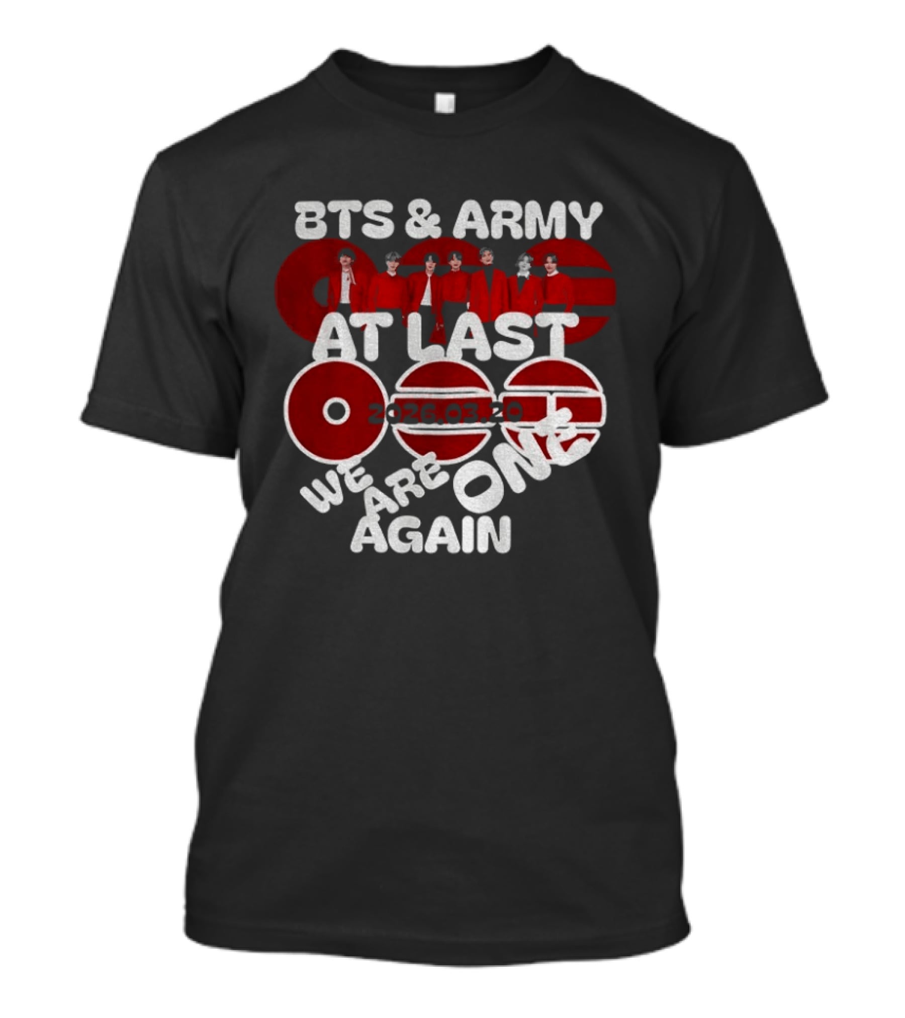BTS And ARMY 2026 Reunion At Last We Are One Again T-Shirt