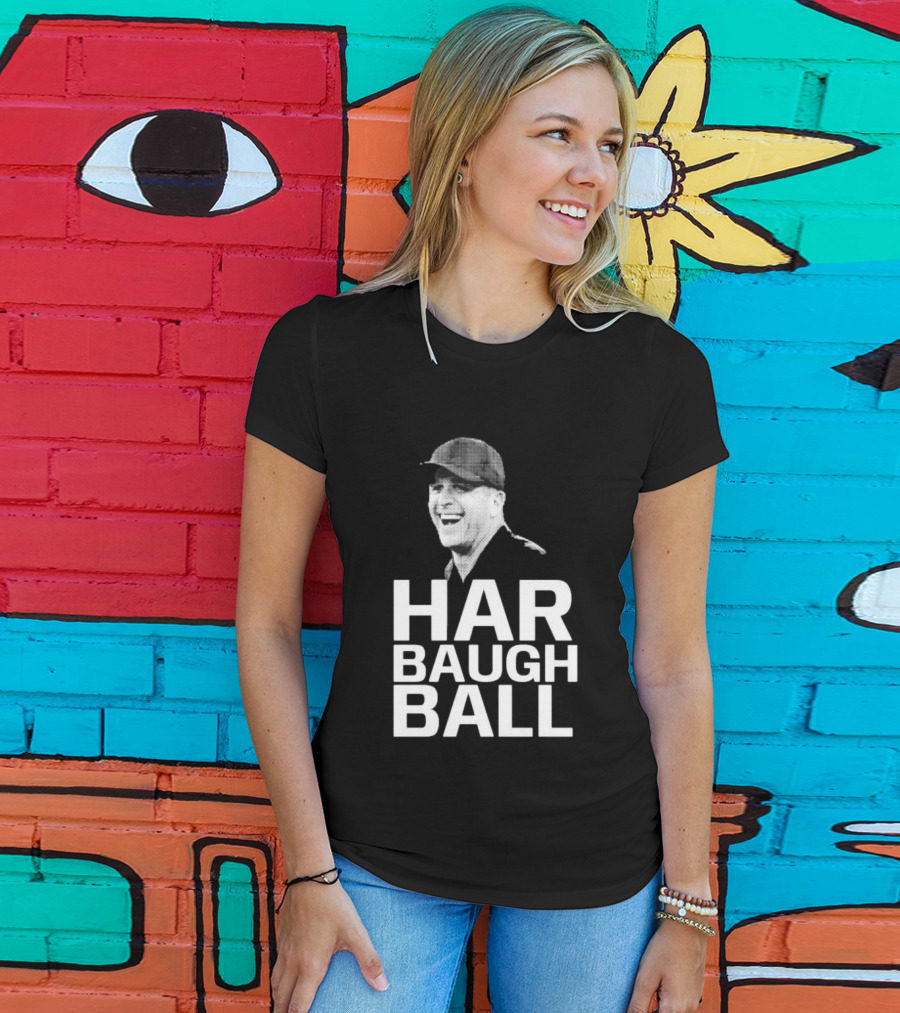 Jim Harbaugh Ball New York Giants Coach T-Shirt