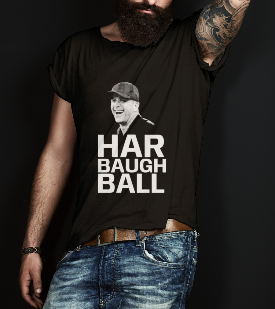 Jim Harbaugh Ball New York Giants Coach T-Shirt
