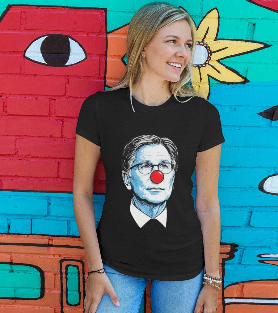 Craig Breslow Clown Portrait Red Nose T-Shirt