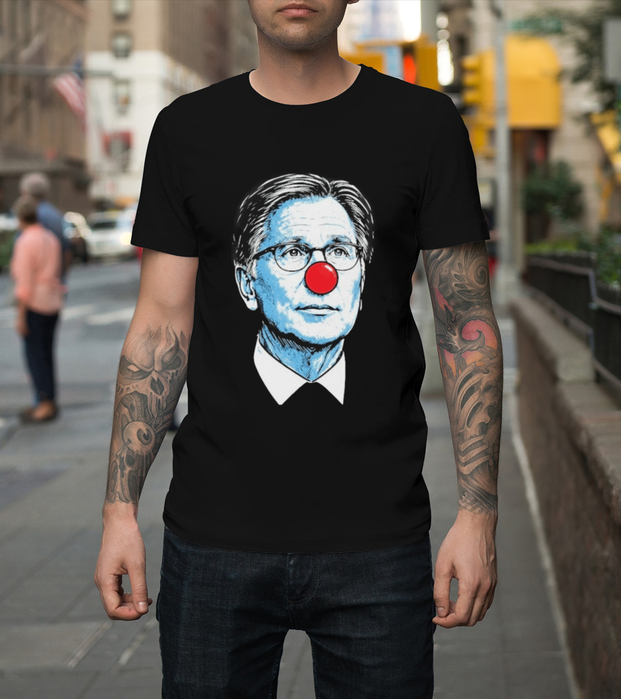 Craig Breslow Clown Portrait Red Nose T-Shirt