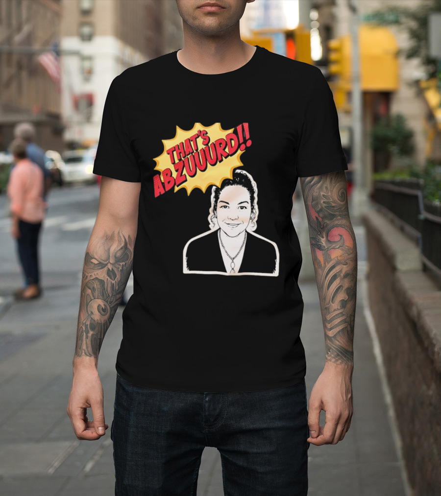THAT'S ABZUUURD Cartoon Style Comic Expression T-Shirt