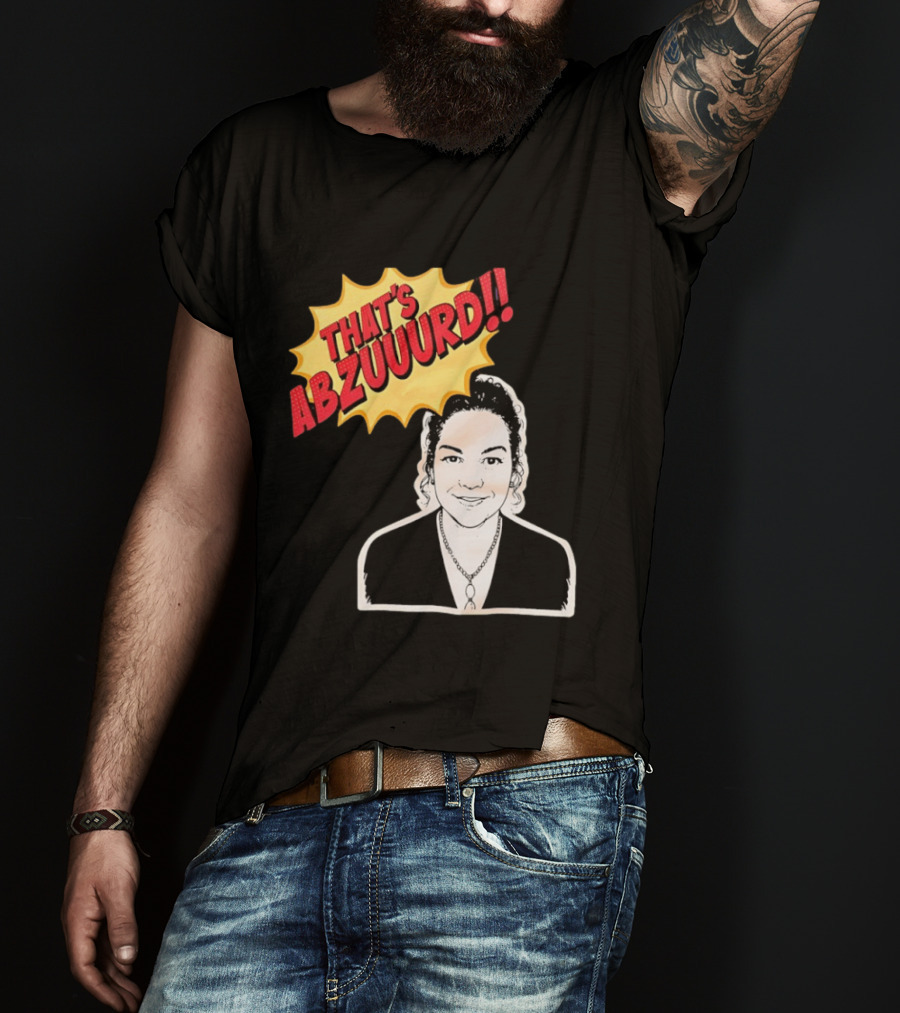 THAT'S ABZUUURD Cartoon Style Comic Expression T-Shirt