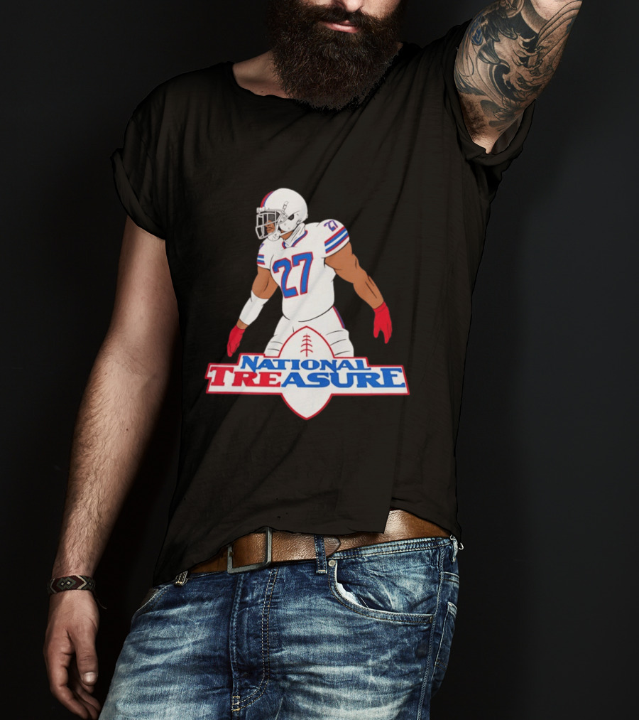 National Treasure Tre'Davious White 27 Buffalo Bills Football Legend T-Shirt