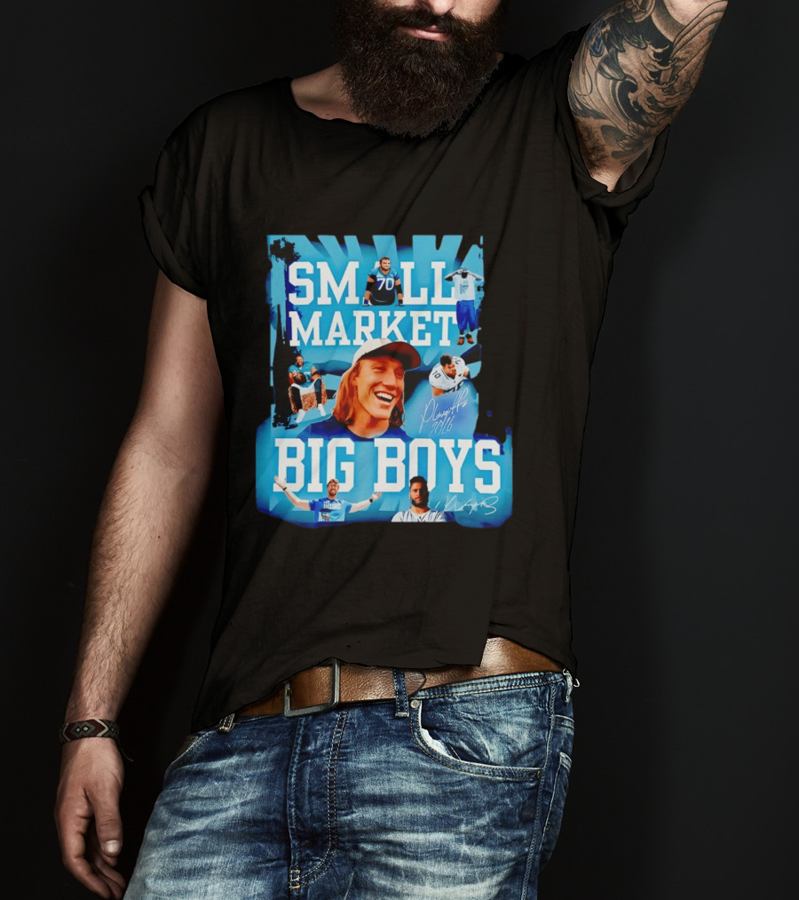 Small Market Big Boys Trevor Lawrence Jacksonville Jaguars Playoffs 2016 T-Shirt