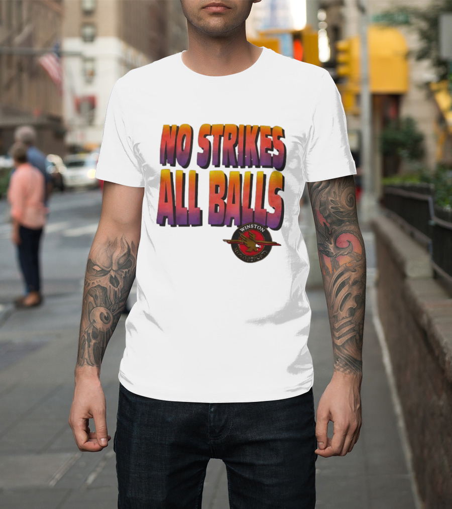 Winston Motorsports No Strikes All Balls T-Shirt