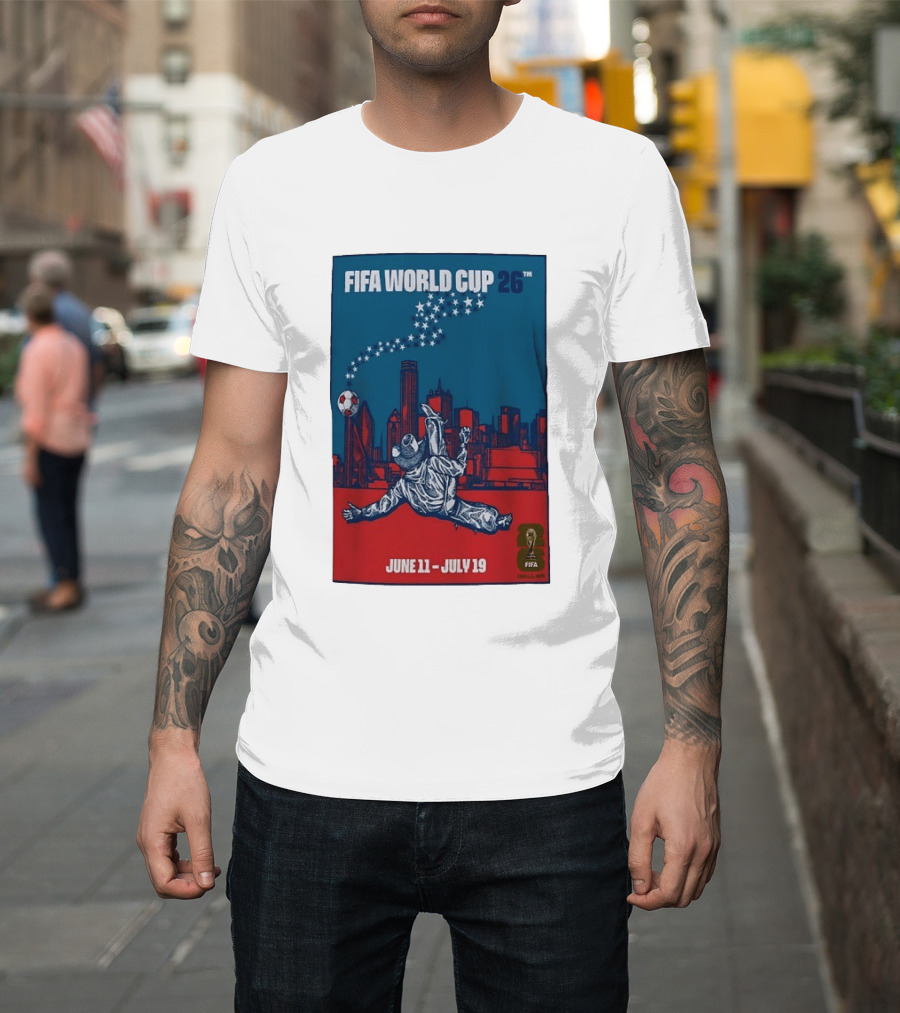 FIFA World Cup 2026 Dallas Cowboy June 11 July 19 T-Shirt
