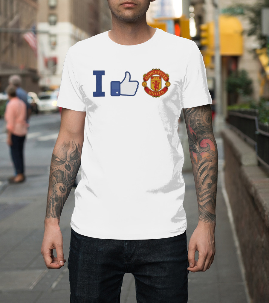 I Like Manchester United Thumbs Up T-Shirt