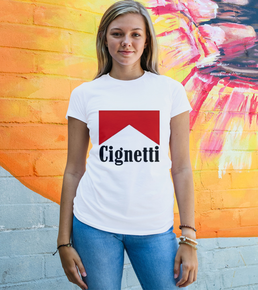 Indiana Hoosiers Curt Cignetti Marlboro Red Chevron T-Shirt