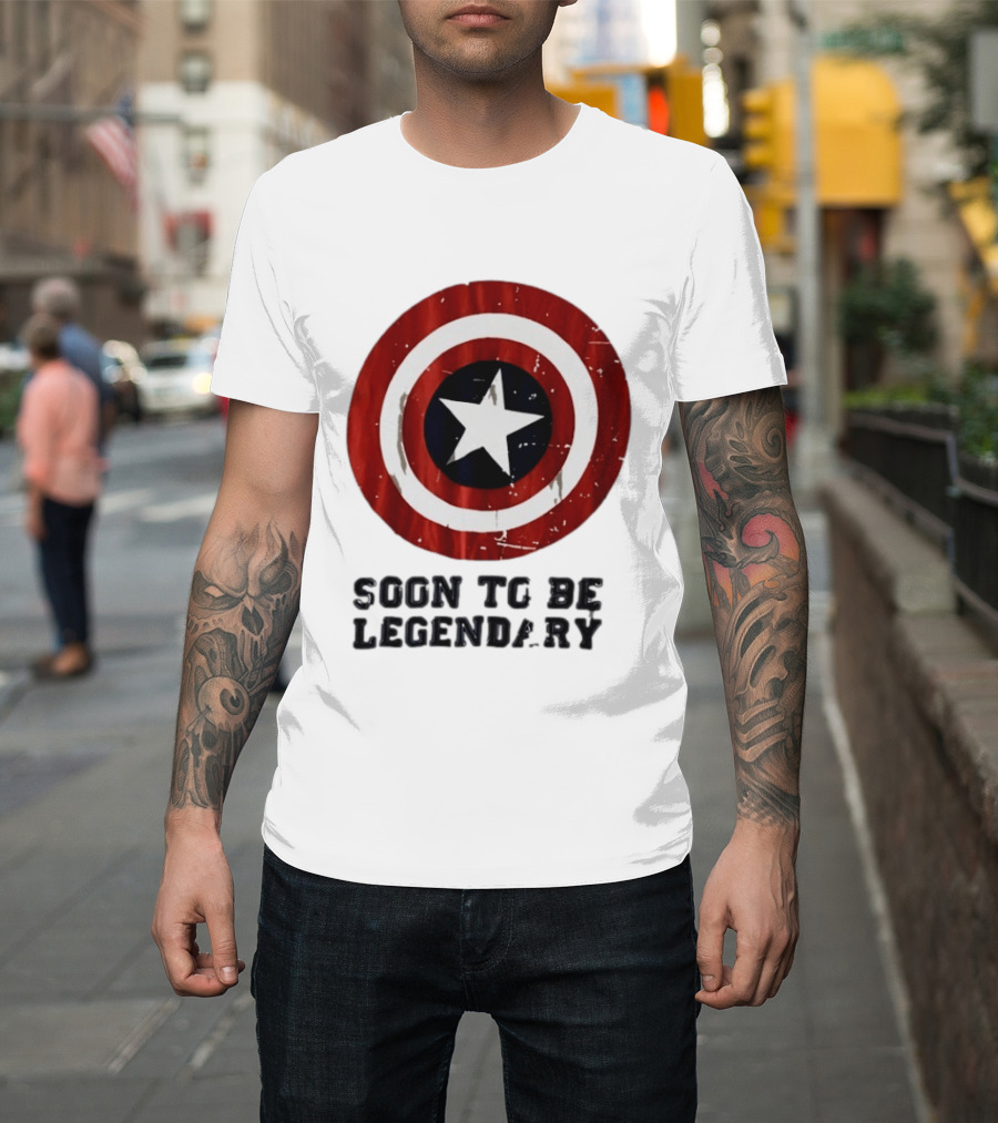 Captain America Shield Soon To Be Legendary Marvel T-Shirt
