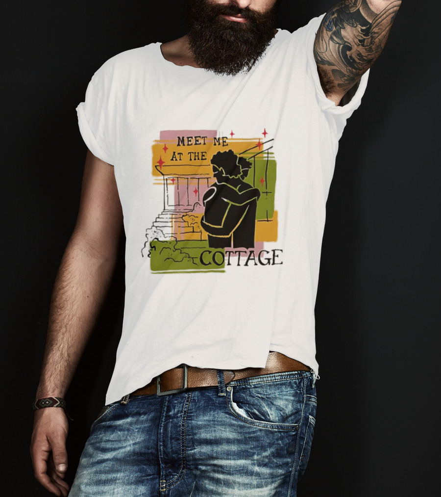 Meet Me At The Cottage Embrace By The Porch Steps T-Shirt