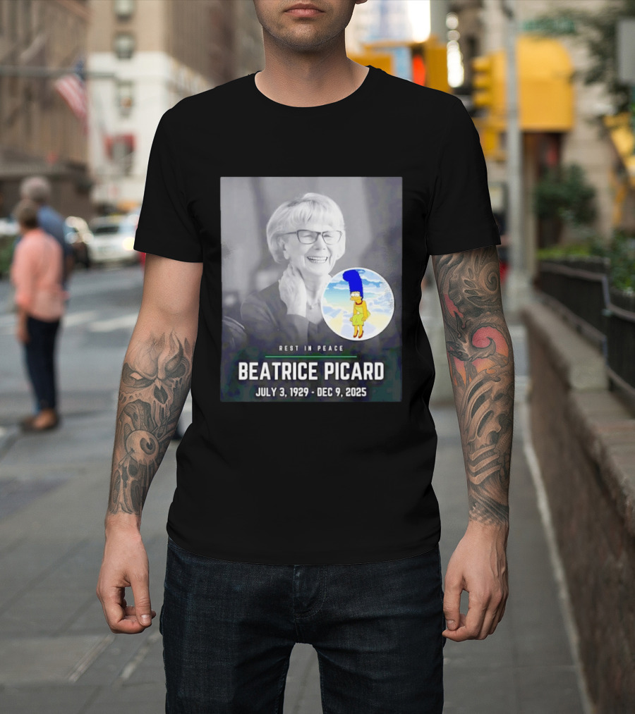 Rest In Peace Beatrice Picard July 3 1929 To Dec 9 2025 T-Shirt