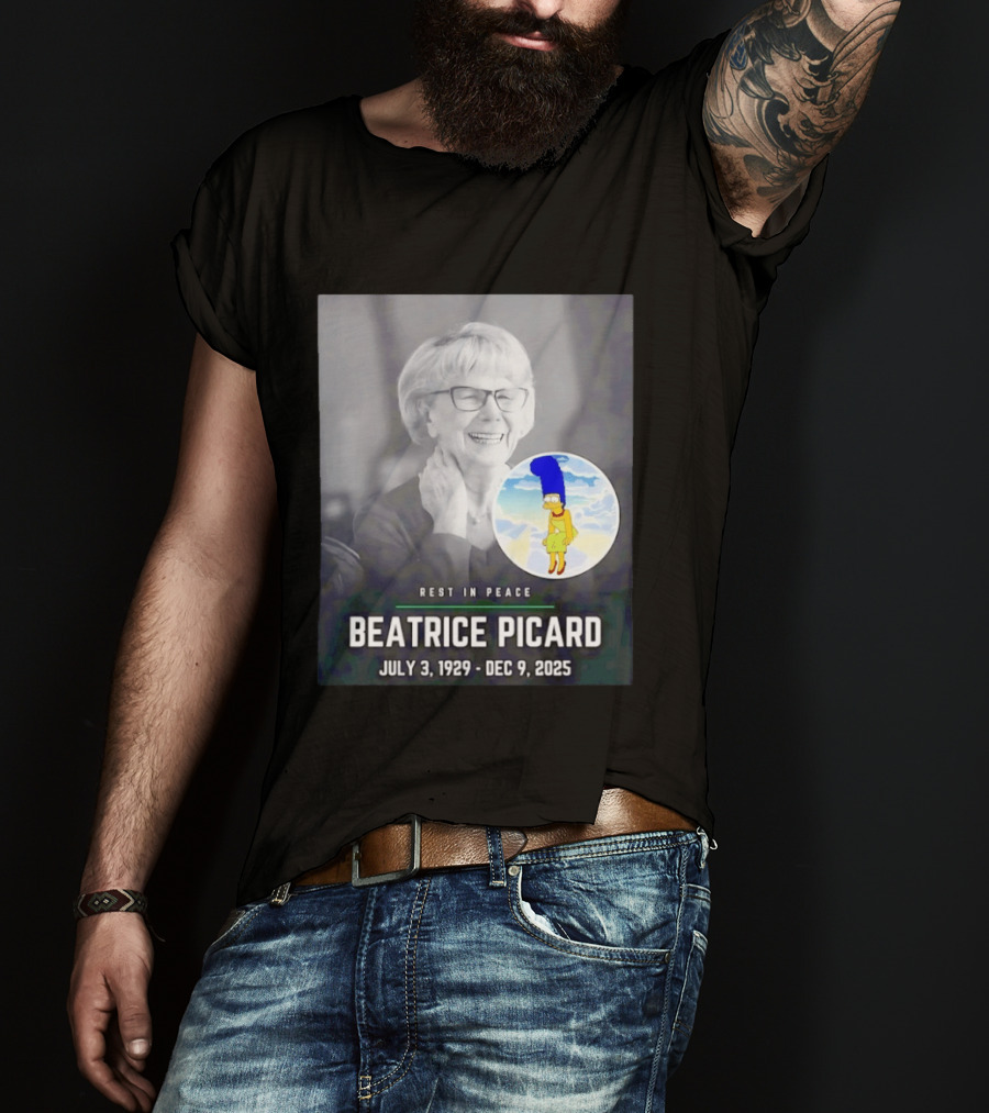 Rest In Peace Beatrice Picard July 3 1929 To Dec 9 2025 T-Shirt