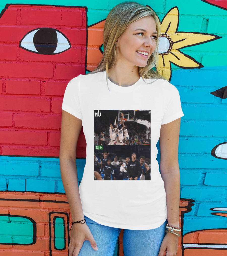 Anthony Black Dunk Against Memphis Grizzlies Magic Reaction T-Shirt