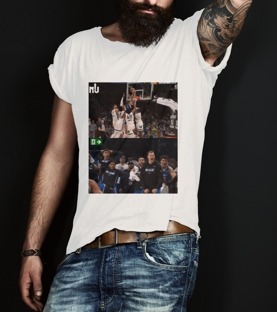 Anthony Black Dunk Against Memphis Grizzlies Magic Reaction T-Shirt