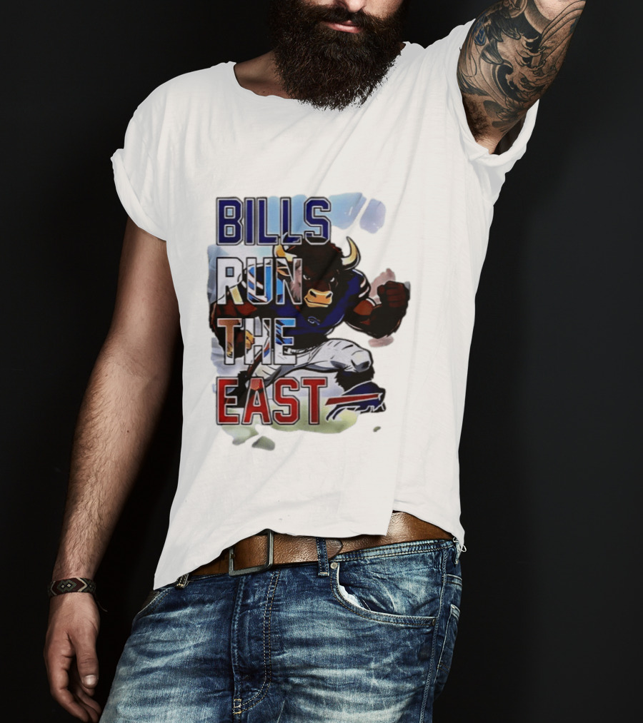 Bills Run The East Buffalo Bills 2025 Wild Card Weekend T-Shirt