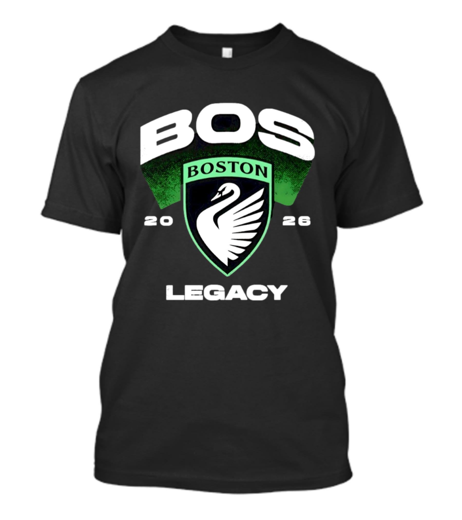 Boston Legacy FC BOS Swan Emblem 2026 T-Shirt