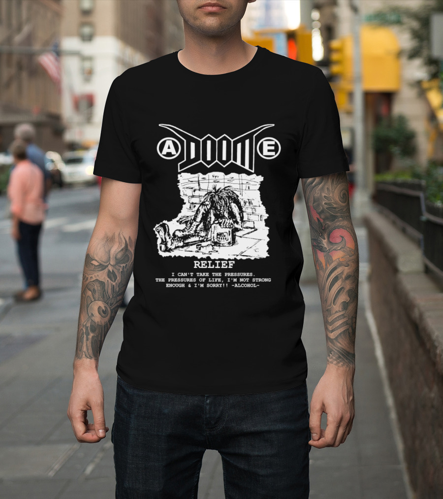 ADIIIE Relief I Can't Take The Pressures I'm Not Strong Enough And I'm Boakin Malcolm T-Shirt