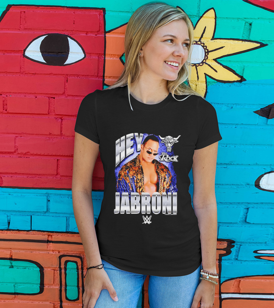 Dwayne Johnson Hey Jabroni The Rock WWE Brahma Bull T-Shirt