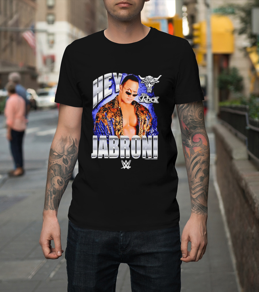 Dwayne Johnson Hey Jabroni The Rock WWE Brahma Bull T-Shirt
