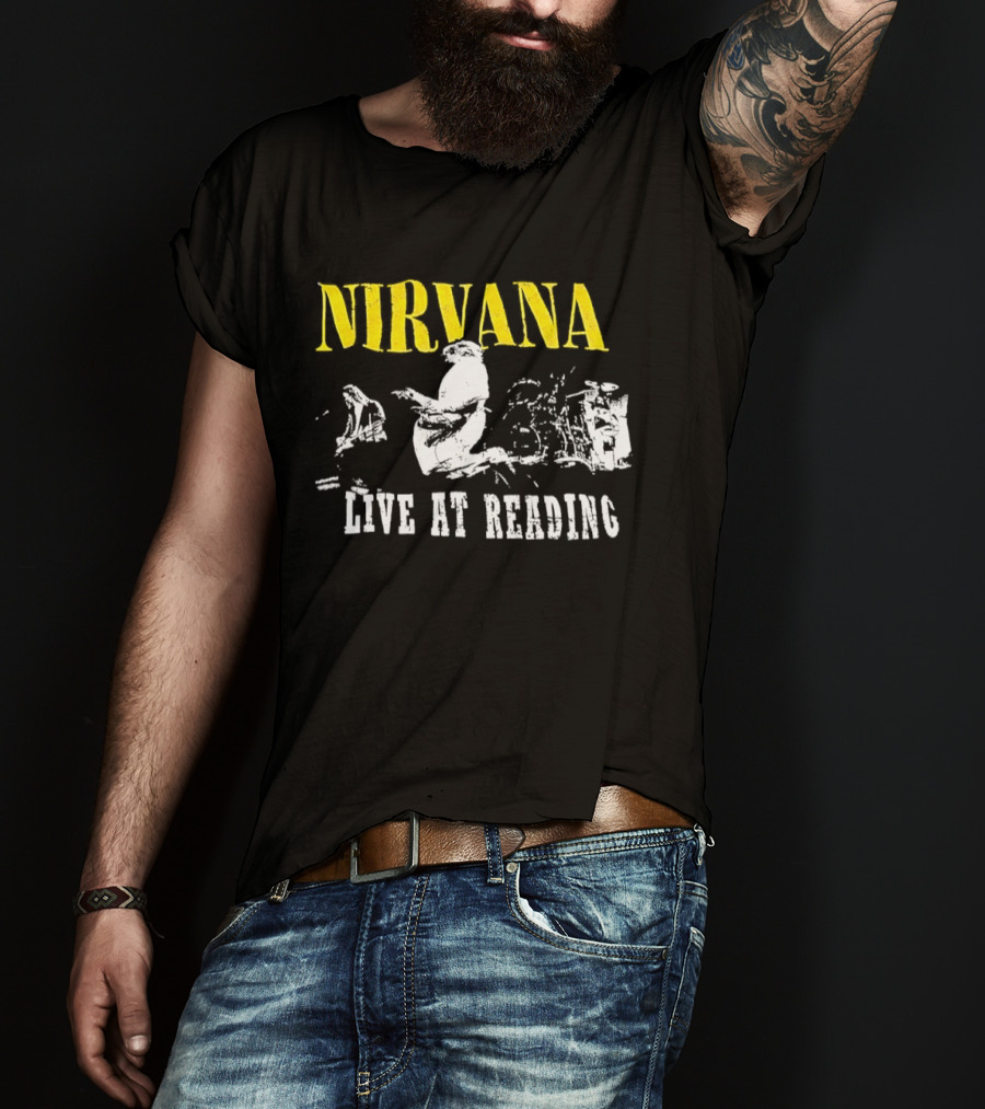 Nirvana Live At Reading Festival Iconic Performance 1992 T-Shirt