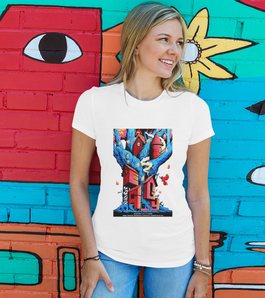 EGGY Tree House Brewing Company January 16 17 2026 Deerfield MA T-Shirt